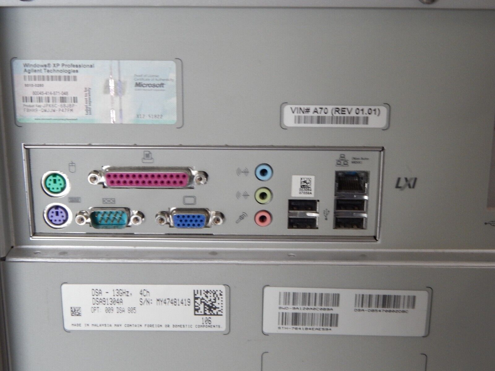 Agilent Infiniium DSA91304A Oscilloscope 13Ghz 40Gs/s MY47481419 Agilent Infiniium DSA91304A Oscilloscope 13Ghz 40Gs/s MY47481419